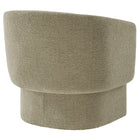 Modway - Muse Tissu Boucle Chaise d’accent en tonneau - Liège-Arrivée entièrement assemblée