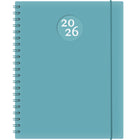 Socadis - W. Maxwell Agenda 2026 Kibo - 8.5 po x 11 po - Bleu - Bilingue-Janvier à décembre 2026