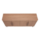 Manhattan Comfort Jodie 64.6" Mid-Century Modern Sideboard - Maple-Home Assembly Required. All Hardware Included