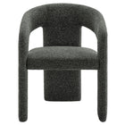 Modway Oslo Barrel Fabric Upholstered Dining Accent Chair - Anthracite-9