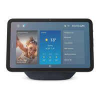Amazon Echo Show 8  Smart Hub with 8.7" Display includes Alexa+, Graphite-Powerfully smart, beautifully built: The redesigned 8.7" smart display features a vibrant HD touchscreen with 15% more viewing area versus Echo Show 8 (2023 release), built-in smart home hub, AZ3 Pro chip for powerful performance, and Omnisense technology for highly personalized experiences