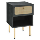 Modway Chaucer Nightstand - Black-Modern Nightstand