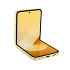 Samsung Galaxy Z Flip6 - 256GB - Yellow - Bell and Virgin Plus-Interpreter with Galaxy AI offers live translation. Enjoy fluent conversations with up to sixteen languages. While in Flex Mode, the Galaxy Z Flip6 displays translations on both sides of the screen for easy face-to-face chat