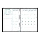 Blueline 2026 Planifi-Action 13-Month 5-Day Weekly/Monthly Planner - 10-1/4" x 7-5/8" - Black - French-Each spread has boxes for daily priorities, phone calls, correspondence and personal notes