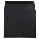 JAM Paper A2 Invitation Envelopes - 4.375 x 5.75 - Black Linen - 50 Pack-These envelopes are perfect for RSVP's, greeting cards, event invitations, weddings or any other announcement