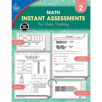 eBook: Carson Dellosa Publishing Instant Assessments for Data Tracking: Math Workbook - Grade 2-The perfect resource for teachers who use data tracking to monitor student progress