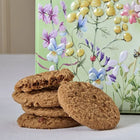 Grandma Wild’s - Boîte en métal Prairie de fleurs sauvages avec biscuits pomme, avoine et cannelle 300 g-Préparés avec de l’avoine et arôme de cannelle