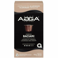 Agga Baciami Nespresso Compatible Capsules - Medium - 10 Pack-Compatible with Nespresso OriginalLine - Medium - Capsule - Baciami - Kosher - 10 / Box