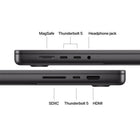 Apple MacBook Pro 16" - M5 Pro - 18‑core CPU - 1 TB SSD - 24 GB Memory - Space Black-Advanced Camera and Audio - Stay perfectly framed and sound great with a 12MP Center Stage camera, three studio-quality mics, and six speakers with Spatial Audio and support for Dolby Atmos