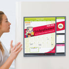 Blueline 2025-2026 Fridgeplanner Magnetic Calendar - 14" x 13-1/2" - English-Dimensions: 14" L x 13-1/2" W