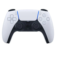 Sony PlayStation 5 DualSense Wireless Controller - White-Feel physically responsive feedback to your in-game actions with dual actuators which replace traditional rumble motors
