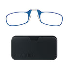ThinOptics Reader with Universal Black Pod - 1.0 - Blue-The advanced polycarbonate lenses are imbued with a mild yellow filter to mitigate harmful blue light emitted from computers phones and tablets