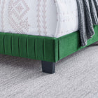 Modway Celine Channel Tufted Performance Velvet Full Bed - Emerald-Weight Capacity: 700 lb
