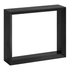 Hudson&Canal Osmond 36"W Console Table - Black Grain-A modern contemporary design for your entryway, living room, den, and more