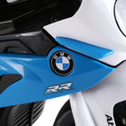 Aosom - Moto pour enfants, moto pour tout-petits alimentée par batterie 6v avec phare - bleu-Aide à développer la coordination œil-main pendant le jeu 