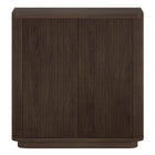 Hudson&Canal Easton 32"W Accent Cabinet - Alder Brown-Features two swing-out doors and an adjustable center shelf