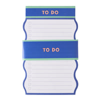Merangue Scalloped Checklist-Magnetic notepad