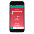 BIOS Diagnostics Bluetooth Ear Thermometer -"Clean Me" technology eliminates the need for probe covers and indicates when the lens needs cleaning