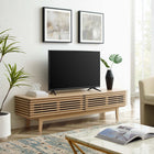 Modway Render 71" TV Stand - Oak-Modern TV Stand For TVs up to 78"