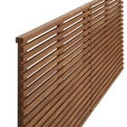 Modway Render Wall Mount King Headboard - Walnut-Durable Particleboard Construction