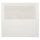 JAM Paper A9 Foil Lined Invitation Envelopes - 5.75" x 8.75" - White with Ivory Foil - 50 Pack-Colour: White with Ivory Foil Lining, Foil gives envelope natural looking shine
