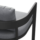 Modway Tahoe Outdoor Patio Aluminum Bar Chair - 44.5" - Grey-8