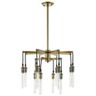 Modway Resolve Ceiling Light Pendant Chandelier - Antique Brass-Industrial Pendant Chandelier