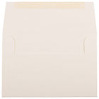 JAM Paper - Enveloppes d'invitation Strathmore A8 - 5,5 po x 8,125 po - Rayures blanches naturelles - paquet de 50 (191213I)-Taille : A8 (5,5 x 8,125 pouces)