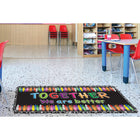 Ashley Productions The Original Fun Mat Mat Runner - 15.5" x 47" - Together we are Better-Slip-Resistant and Durable: Heavy-duty rubber backing ensures safety and durability, perfect for high-traffic areas.