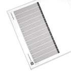 Bindertek 3-Ring 3-Inch Premium Binders - White-Ring mechanism mounted to back cover for durability