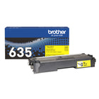 Brother Genuine TN635Y Toner Cartridge - Standard Yield - Yellow-Superior quality with reliable, consistent performance