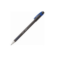 Staples Postscript Rubberized Barrel Stick Pen - 0.7mm - Blue - 12 Pack-Ballpoint pens for clear, consistent writing