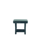 Manhattan Comfort - Abigail banc ottoman tapissé en velours vert style milieu du siècle moderne 20,47"-20,47 po L x 22 po l x 19,48 po H