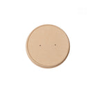 Eco-Packaging - Couvercle à soupe compostable en fibre de bambou - 90 mm - paquet de 500-Fabriqué à partir de ressources 100 % renouvelables