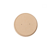 Eco-Packaging - Couvercle à soupe compostable en fibre de bambou - 90 mm - paquet de 500-Fabriqué à partir de ressources 100 % renouvelables