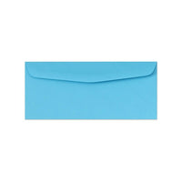 LUX #10 Regular Envelopes (4 1/8 x 9 1/2), Bright Blue, 50 Pack (4260-18-50)-#10 regular envelopes are perfect for mailing checks/invoices/letterhead/personal letters/statements/direct mail