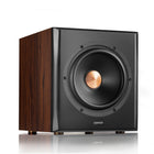 Edifier S350DB Bluetooth Bookshelf Speakers with 8" Subwoofer - Brown-Satellite: 6" L x 5" W x 8.75" H / Subwoofer: 17.5" L x 14.5" W x 12.3" H