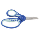 Fiskars Left-Handed Pointed-Tip Kids Scissors - 5" - Blue-Fiskars Softgrip Left-handed Pointed-tip Kids Scissors are thoughtfully designed to make cutting frustration-free for left-handed children