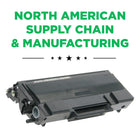 CIG Brother TN620 Remanfuactured Toner Cartridge - Standard Yield - Black-2-year warranty with 100% performance guarantee