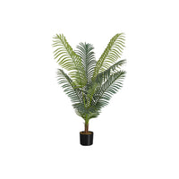 Monarch Specialties 47" Artificial Indoor Palm Tree - Floor - Black Pot-Add a tropical burst of greenery to any floor of your home or office with this 47" tall artificial indoor palm tree in a 5" black pot