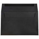 JAM Paper A10 Invitation Envelopes - 6 x 9.5 - Black Linen - 50 Pack-Colour: Black Linen Envelope