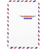 JAM Paper Airmail 6 x 9 Open End Envelopes, 50 Pack-Airmail Design Envelopes