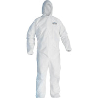 Kimberly-Clark Professional - Combinaisons Kleenguard A20, Grand, Blanc, Sms, paquet de 12-Couleur Blanc
