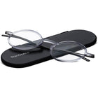 ThinOptics 2.0 Marron Lecteur avec Pod Noir Universel - Marron-Les verres en polycarbonate de qualité optique (utilisés pour les verres correcteurs haut de gamme) sont incassables, plus légers qu'un nickel et aussi fins que 2 cartes de crédit