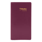 Blueline 2026 18-Month Monthly Pocket Planner - 6-1/2" x 3-1/2" - Assorted Colours - Bilingual-Calendars of current and following months on each spread