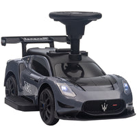 Qaba 6V Maserati GT2 Licensed Electric Car - Grey-Licensed Maserati GT2 for an authentic racing experience 