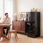 HOMCOM Compact Upright Freezer for Home - 7.0 cu. ft. - Black-Precise temperature control adapts to varying storage requirements