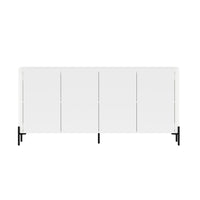 Manhattan Comfort Abbey 66.9" Modern Sideboard - White-Modern Sideboard and Buffet Stand for Dining Room and Living Room Use