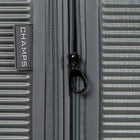 Champs Iconic II 20" Carry-on Luggage Case - Silver-Telescopic Handle