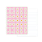Gartner Studios - Cahier en spirale doublé - 8 po x 10.5 po - 80 feuilles - Fleur de marguerite-Inclut : 80 feuilles de large avec des bords perforés
